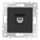 Розетка Ethernet RJ-45 без рамки Arte Milano am-203 203.45-1.black