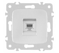 Розетка телефонная RJ-11 без рамки Arte Milano am-205 205.51-1.silver