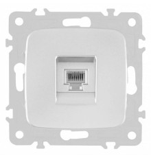 Розетка телефонная RJ-11 без рамки Arte Milano am-205 205.51-1.silver