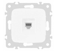 Розетка телефонная RJ-11 без рамки Arte Milano am-205 205.51-1.white