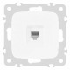 Розетка телефонная RJ-11 без рамки Arte Milano am-205 205.51-1.white