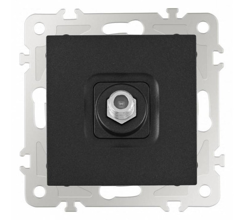 ТВ-розетка без рамки Arte Milano am-206 206.42-1.black