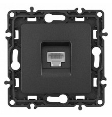 Розетка Ethernet RJ-45 без рамки Arte Milano am-217 217.45-1.black