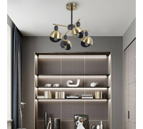 Люстра на штанге Arte Milano Neapolis-71307 271307/4 BK/GD