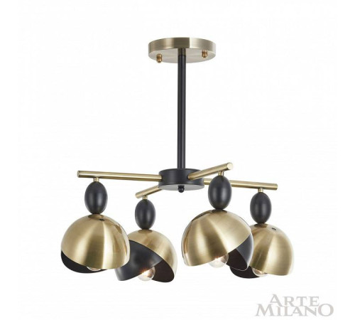 Люстра на штанге Arte Milano Neapolis-71307 271307/4 BK/GD