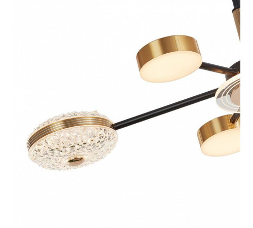 Люстра на штанге Arte Milano Ferrara-72069 272069/6 BK/GD