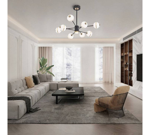 Люстра на штанге Arte Milano Ferrara-72069 272069/8 BK