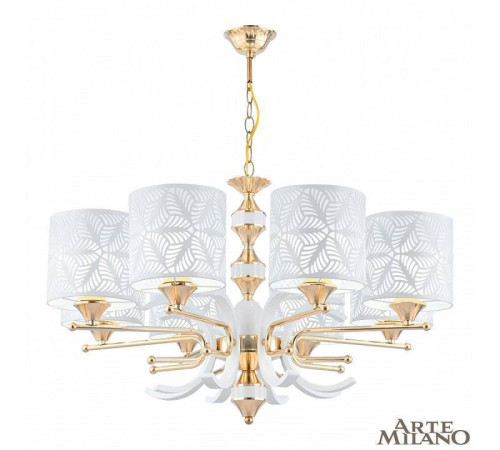 Подвесная люстра Arte Milano Florentia-2097 302097/8 Wh/Gd