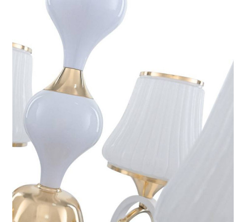 Подвесная люстра Arte Milano Florentia-2387 5 ламп 302387/5 Wh/Gd