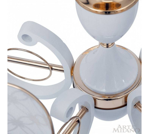 Подвесная люстра Arte Milano Florentia-3097 303097/5 Wh/Gd