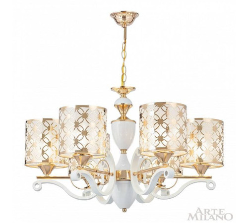 Подвесная люстра Arte Milano Florentia-3097 303097/6 Wh/Gd