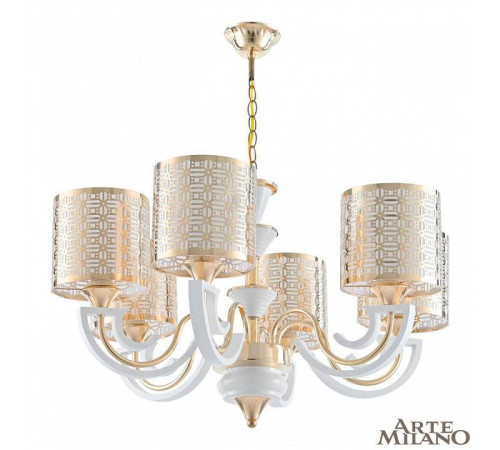 Подвесная люстра Arte Milano Florentia-8857 308857/6 Wh/Gd