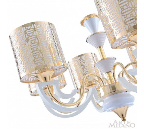 Подвесная люстра Arte Milano Florentia-8857 308857/6 Wh/Gd
