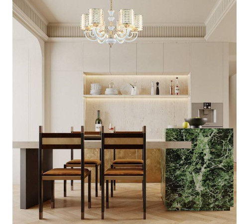 Подвесная люстра Arte Milano Florentia-8857 308857/6 Wh/Gd