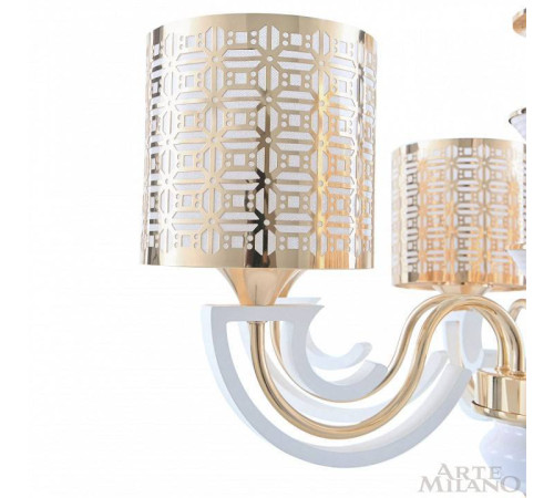 Подвесная люстра Arte Milano Florentia-8857 308857/6 Wh/Gd
