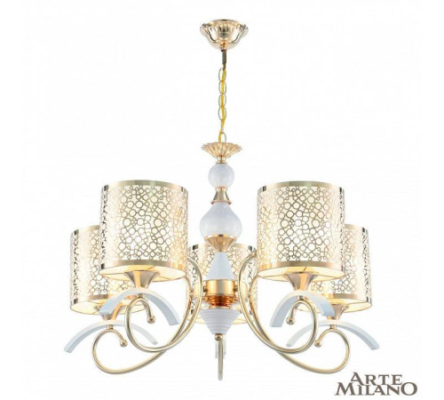 Подвесная люстра Arte Milano Florentia-9787 309787/5 Wh/Gd