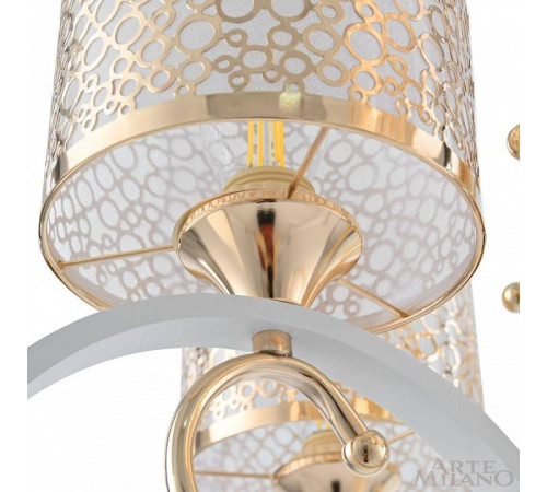 Подвесная люстра Arte Milano Florentia-9787 309787/5 Wh/Gd