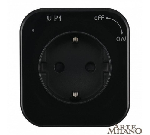Розетка с заземлением для трека Arte Milano Am-track-sockets черный 380022TS/ES Black