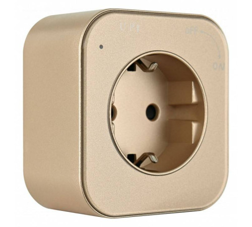 Розетка с заземлением для трека Arte Milano Am-track-sockets золото 380022TS/ES Gold