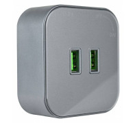 Розетка 2xUSB на треке Arte Milano Am-track-sockets 380022TS/USBx2 Grey