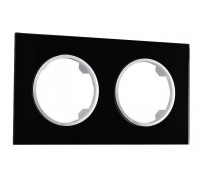 Рамка на 2 поста Arte Milano am-502.01 502.01-2.black