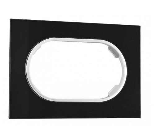 Рамка для двойной розетки Arte Milano am-502.01 502.01-double.black