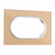 Рамка для двойной розетки Arte Milano am-502.01 502.01-double.shampan