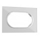 Рамка для двойной розетки Arte Milano am-502.01 502.01-double.silver