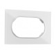Рамка для двойной розетки Arte Milano am-502.01 502.01-double.white