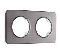 Рамка на 2 поста Arte Milano am-502.07 502.07-2.grey