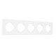 Рамка на 5 постов Arte Milano am-502.15 502.15-5.white