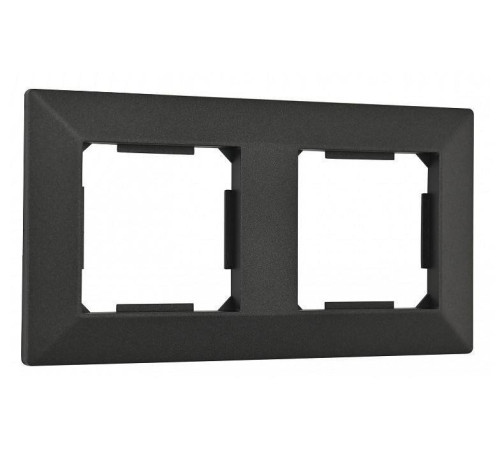 Рамка на 2 поста Arte Milano am-503.03 503.03-2.black