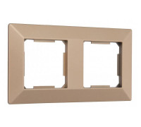 Рамка на 2 поста Arte Milano am-503.03 503.03-2.shampan