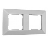 Рамка на 2 поста Arte Milano am-503.03 503.03-2.silver
