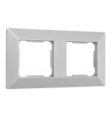 Рамка на 2 поста Arte Milano am-503.03 503.03-2.silver