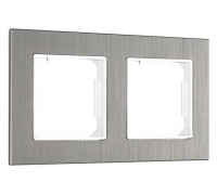 Рамка на 2 поста Arte Milano am-503.12 503.12-2.grey