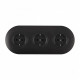 Розетка с заземлением и со шторкой Arte Milano SET08-3 SET08-3-40-1x3 black