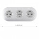 Розетка с заземлением и со шторкой Arte Milano SET08-3 SET08-3-40-1x3 silver