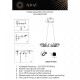 Подвесной светильник Aployt Irena APL.096.03.160