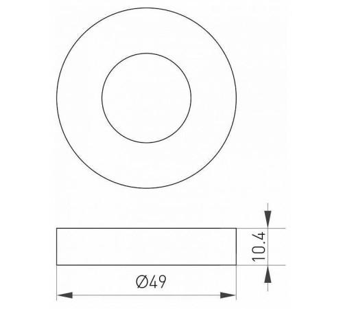 Рамка 1 пост Arlight Deck белый 024930