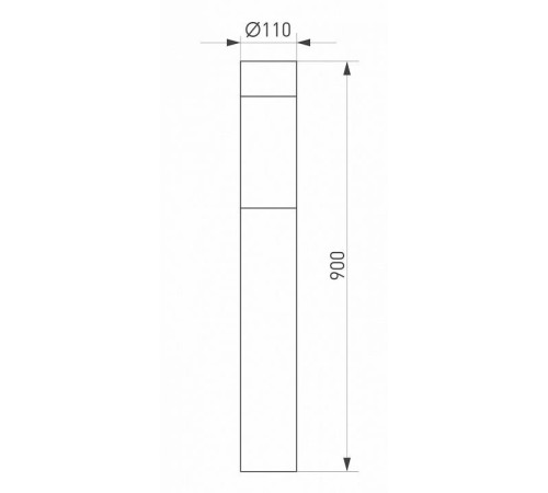 Наземный высокий светильник Arlight Stem 029986