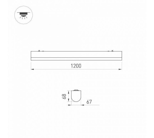 Накладной светильник Arlight LARGO 030991