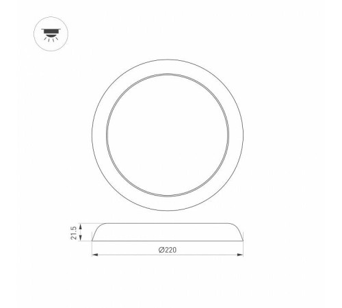 Накладной светильник Arlight FIOKK 033445