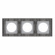 Рамка на 3 поста Arlight GLARE 043840
