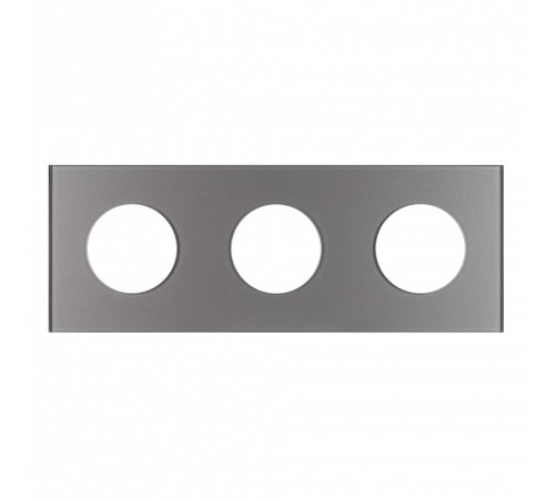 Рамка на 3 поста Arlight GLARE 043840