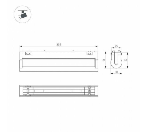 Накладной светильник Arlight MAG-VIBE 044442