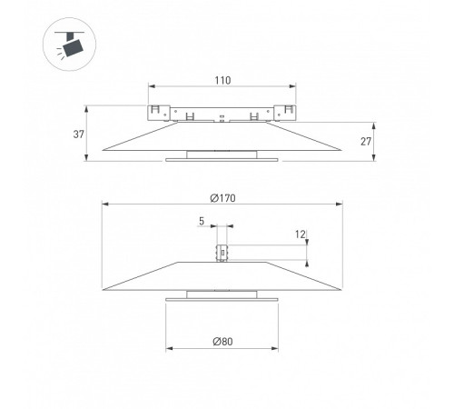 Накладной светильник Arlight MICROCOSM 051782
