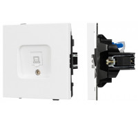 Розетка Ethernet RJ-45 и со шторками, без рамки Arlight SCT-TENDO 054098