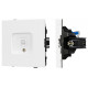 Розетка Ethernet RJ-45 и со шторками, без рамки Arlight SCT-TENDO 054098