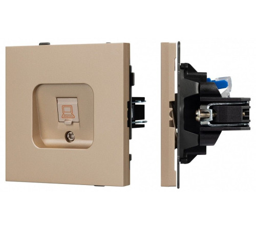 Розетка Ethernet RJ-45 и со шторками, без рамки Arlight SCT-TENDO 054099